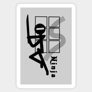 Stickman Ninja Sticker